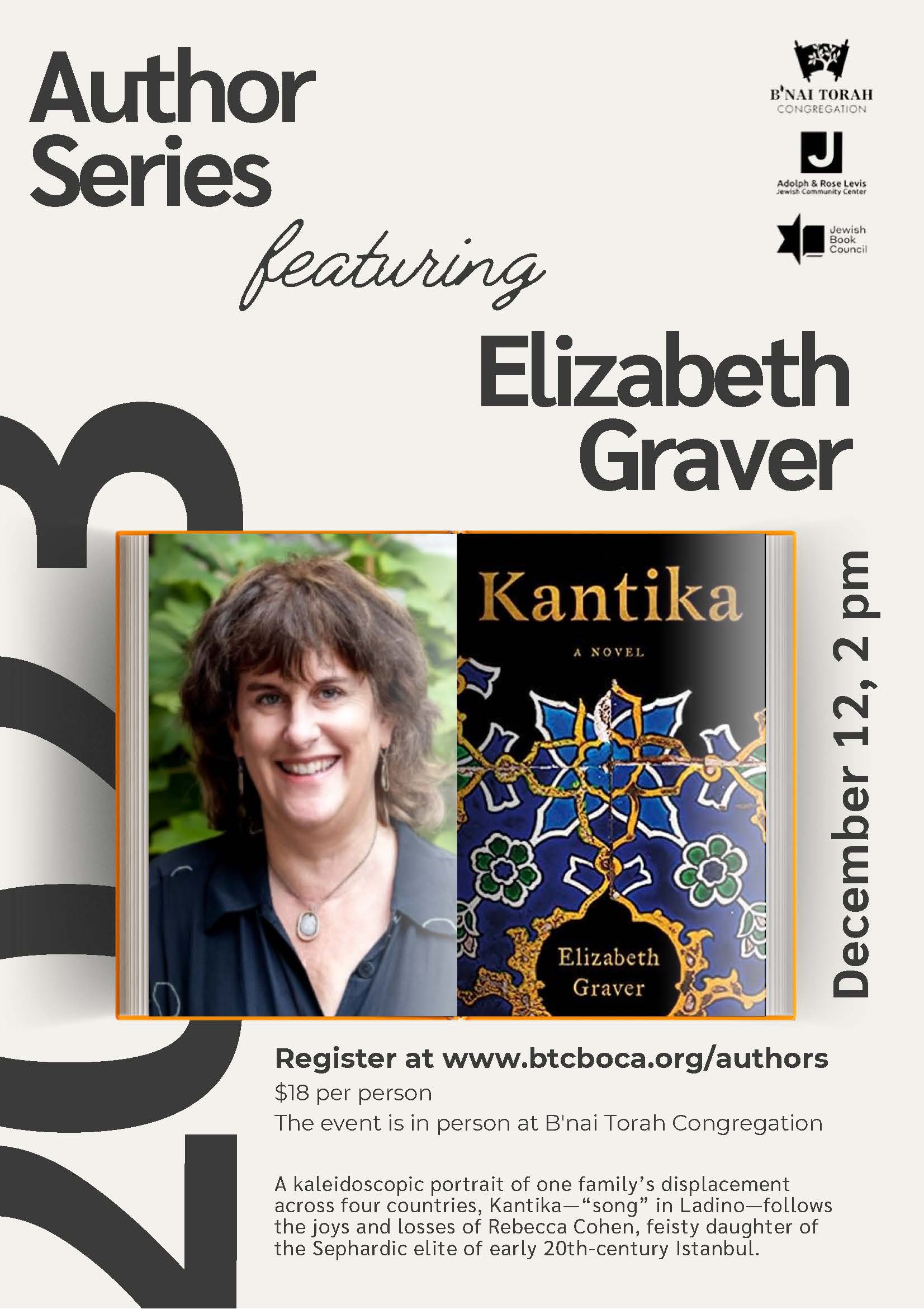 Author Series - Elizabeth Graver