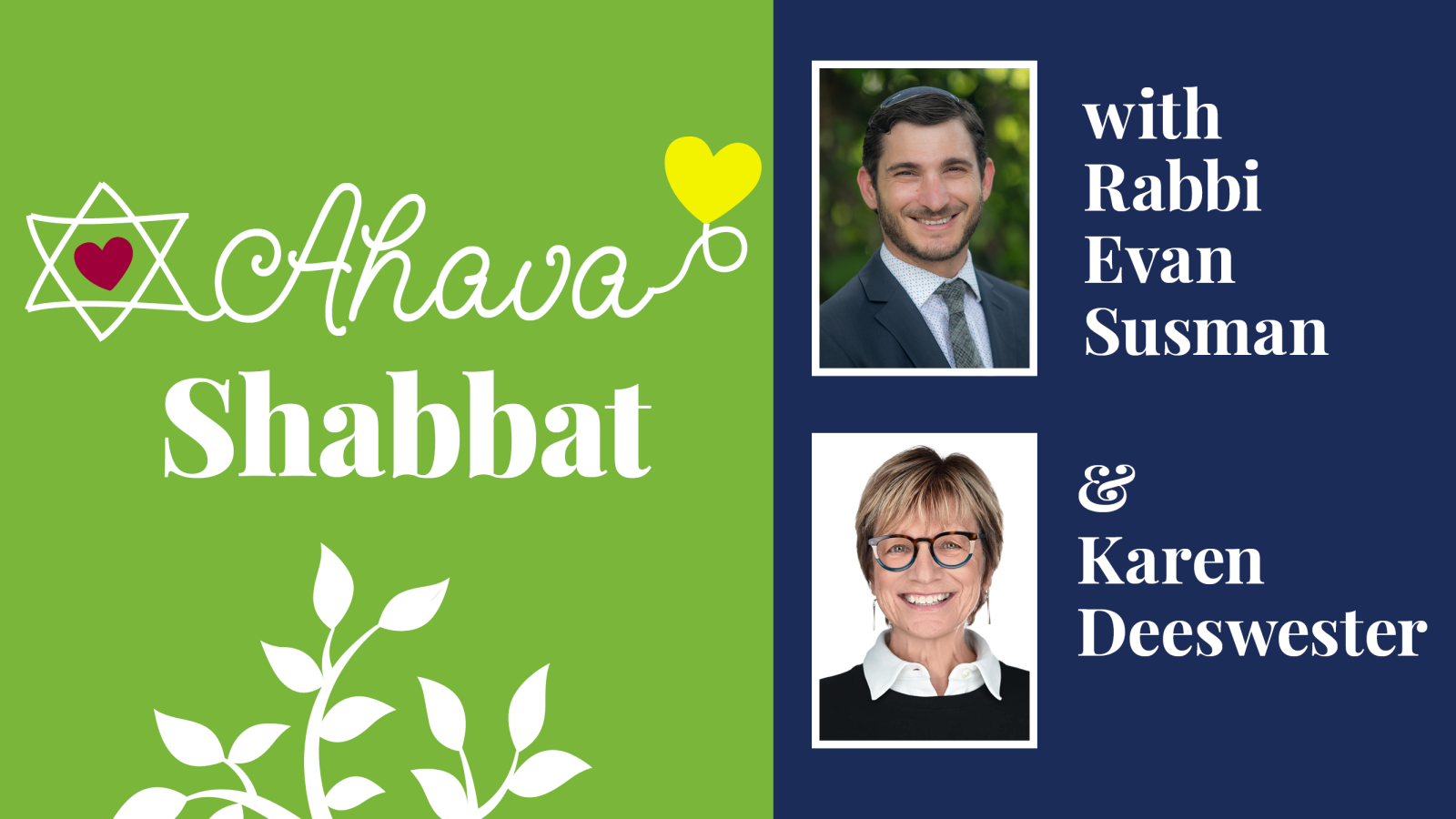 2025 Ahava Shabbat web graphic