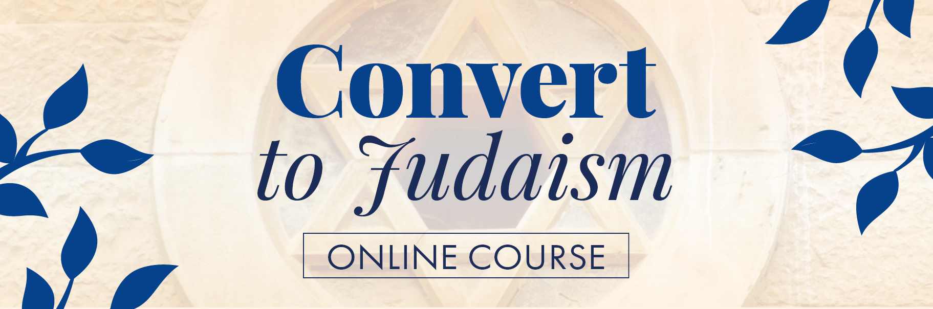 Introduction to Judaism online course at B'nai Torah Congregation