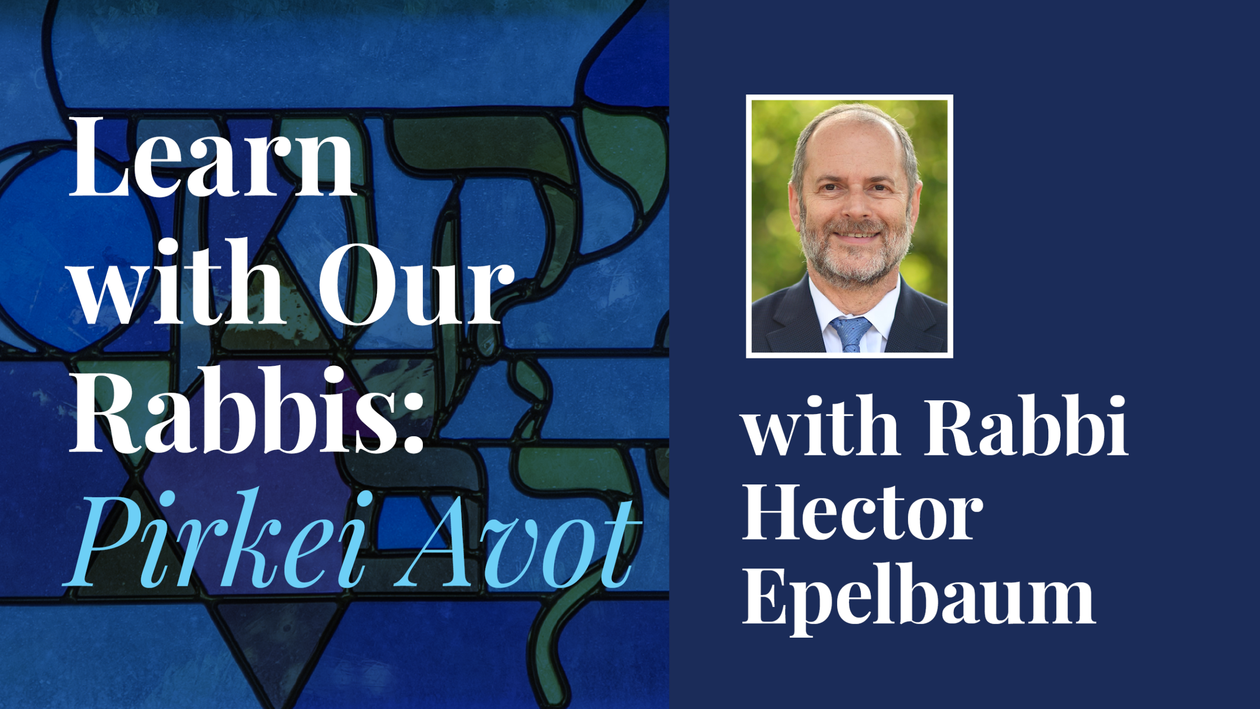 Learn with Our Rabbis Epelbaum Pirkei Avot