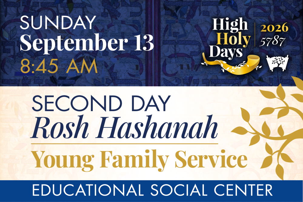Rosh Hashanah (Second Day) Young Family Service