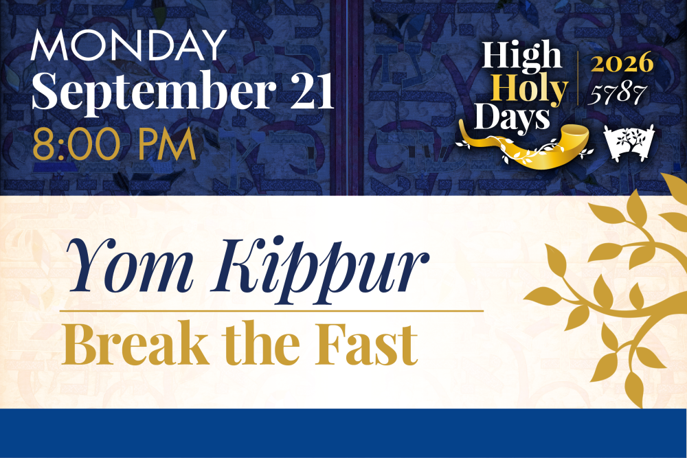 Yom Kippur Break the Fast