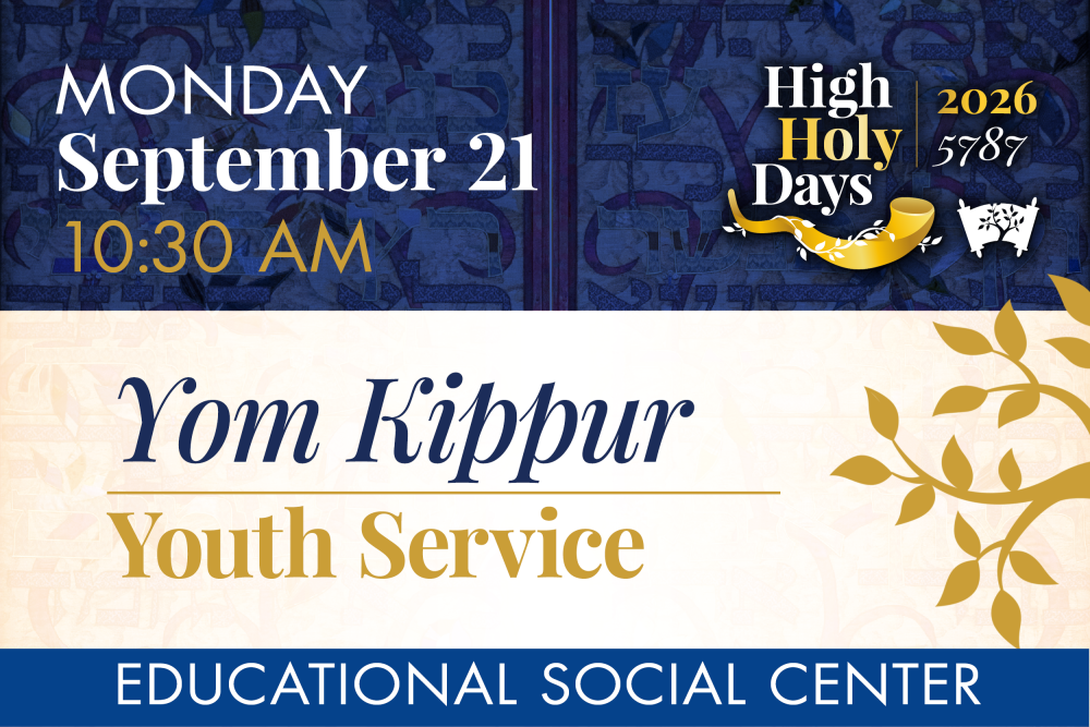 Yom Kippur Youth Service