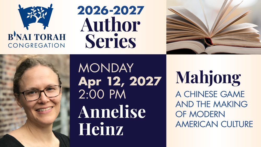 Annelise Heinz – 2026-2027 Author Series