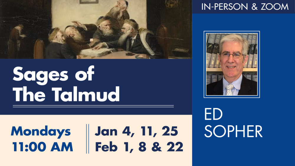 Sages of The Talmud – Ed Sopher